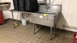 Single Basin Stainless Sink Table