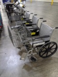 Wheelchair with baskets