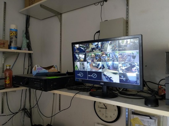 Samsung DVR with 12 Cameras throughout store