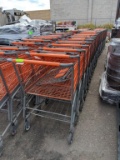 Standard size shopping carts