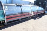 20’ Run Of 2000 Hussmann Curved Glass Cases