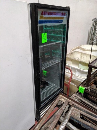 True glass door freezer