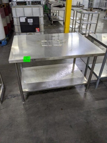 4ft x 3ft Stainless Table