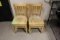 Wood cafe chairs