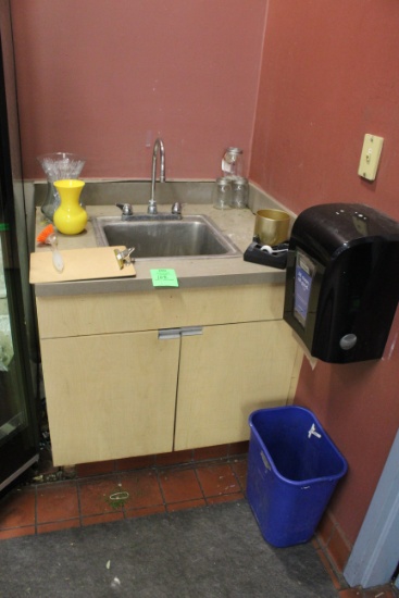 Millwork Sink Table W/ Paper Towel Dispenser