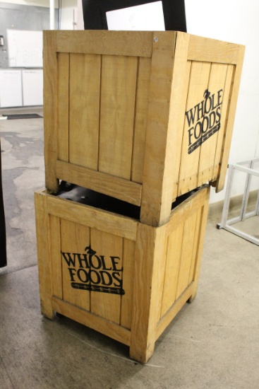 30" x 30" x 33" wood displays