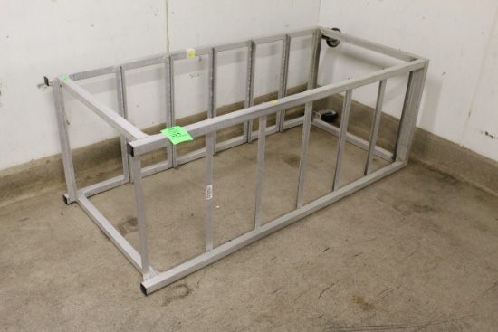 7 tier rack with damaged caster