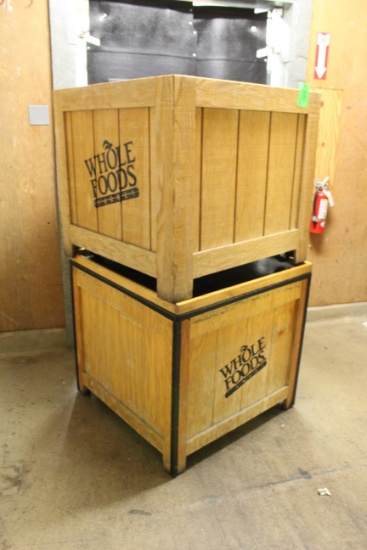 3ft x 3ft x 33" wood displays