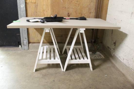 5ft x 30" wood table