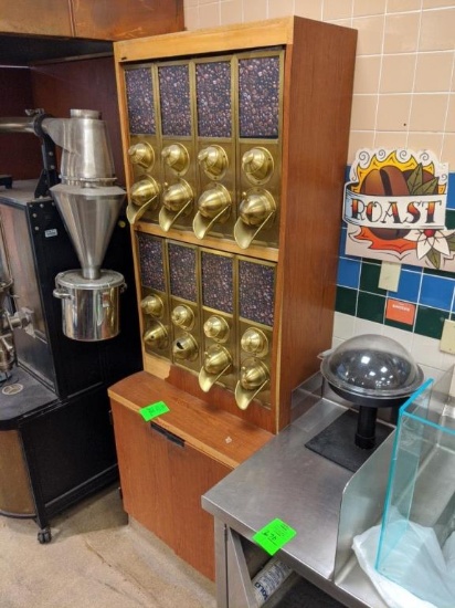 30 " x 14" x 86" coffee bean organizer