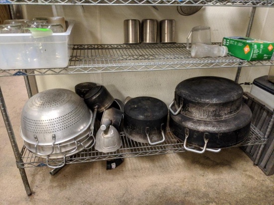 Contents of lower 2 shelves