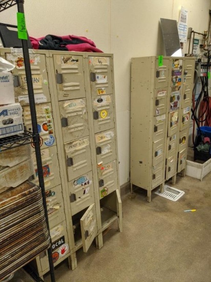 15 door employee lockers