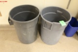 Rubbermaid trash cans