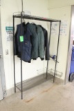 4ft x 6ft metro rack with coats