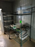 4ft and 3ft wide Metro racks and contents