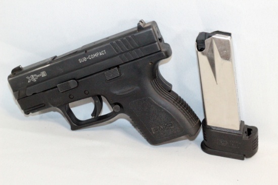 PISTOL, H.S. PRODUCTS XD9 SUB COMPACT, 9MM (CROATIA/ SPRINGFIELD ARMORY)