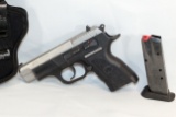 PISTOL, SARARMS (SARSILMAZ) SARB6P, 9MM, (TURKEY/ EAA, FL) WITH HOLSTER, MAGAZINE