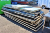 Stack Of Assorted Walk-In Panels For Floral Box