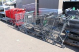 Assorted Standard Size Shopping Carts