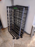 Group of 4ft wire shelves