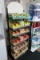 merchandising rack w/ adjustable shelves