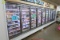 2010 Kysor Warren freezer doors, 10) door run, w/ ele defrost