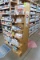 wooden shelving unit
