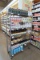 wire shelving unit, on casters