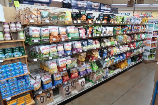 Lozier wall shelving, 16'