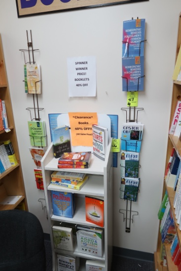hanging booklet racks