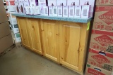 merchandising/service counterwooden w/ laminate top