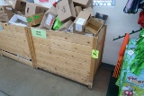 wooden boxes