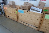 wooden boxes
