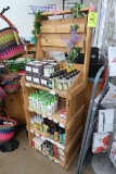 wooden merchandiser