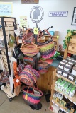 decorative steel hanging merchandiser