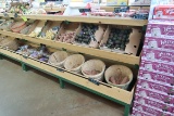 produce merchandising rack w/ scale hanger (no scale)
