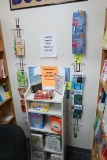 hanging booklet racks