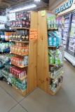 wooden shelving units