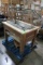 Wooden Merchandising Table W/ Sneeze Guard