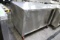 4' Stainless Table On Casters W/ Storage