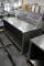 6' Stainless Table On Casters W/ Sneeze Guard