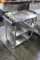 Small Stainless 3-Tier Cart