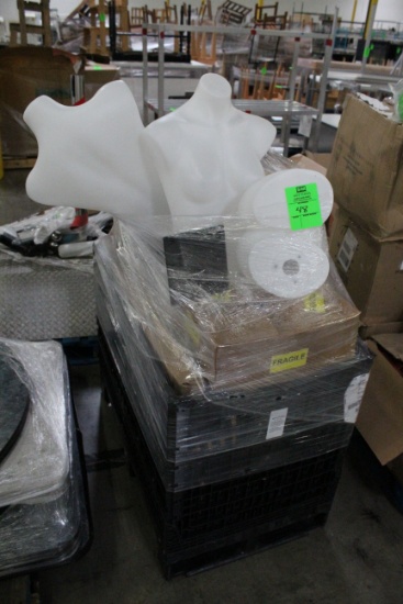 Group Of Hangers And Mannequin Parts