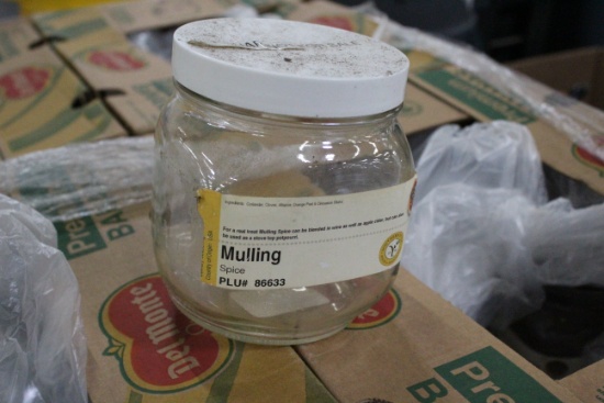 Pallet Of Glass Jars W/ Lids