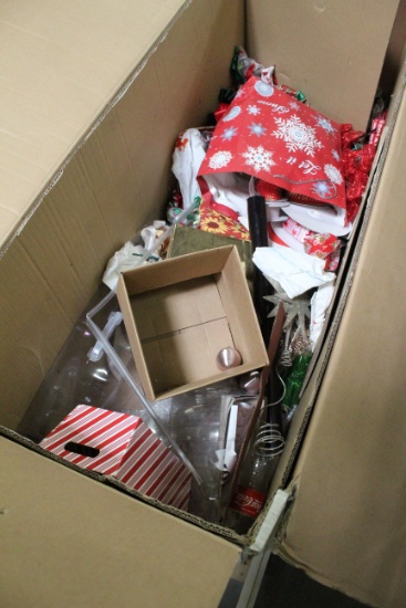 Box Of Holiday Décor
