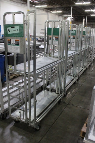 4' Metal Stocking Carts