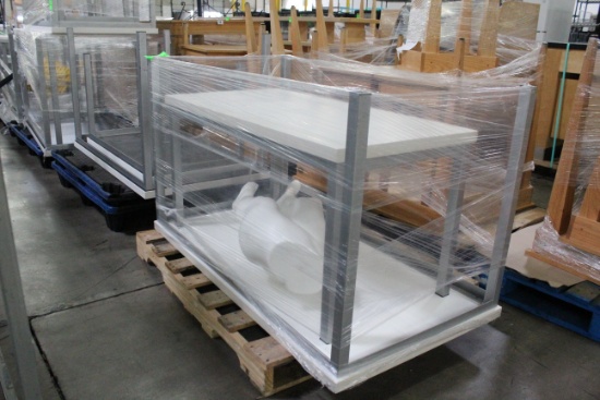 Pallets Of Assorted Sized Tables