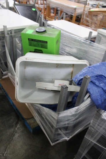 Pallet Of Assorted Sized Tables W/ Extras