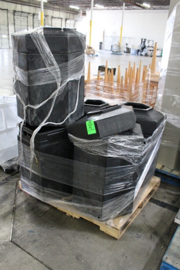 Pallet Of Trash Cans