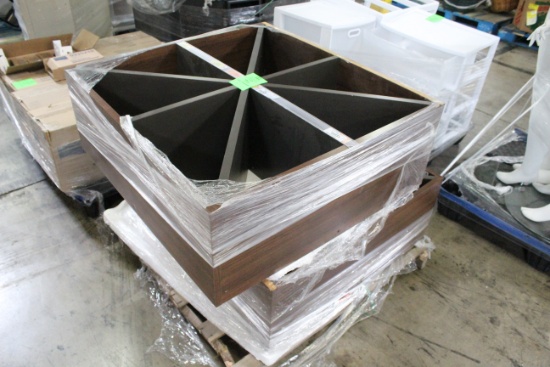 Wooden Cubby Style Merchandisers